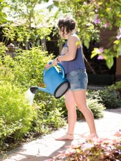 French Blue Watering Can 17 French Blue Watering Can -Gardening Supplies 06341 1341 tif