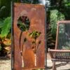 Poppy Corten Steel Screen -Gardening Supplies 3 4 crop 8612984 8313 poppy corten steel screen