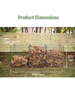 3-Bin Wire Composter 10 3-Bin Wire Composter -Gardening Supplies 40 280 dims GSC