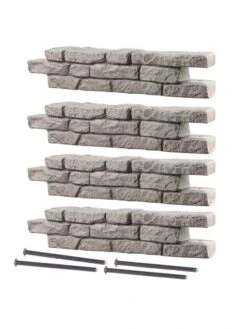 Rock Lock Interlocking Garden System, Straight Sets -Gardening Supplies 8588324 01V