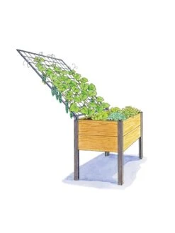 Space-Maker Pivoting Trellis, 4' 8 Space-Maker Pivoting Trellis, 4' -Gardening Supplies 8590247 SMTrellis 4ft tif