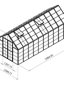Canopia® By Palram Harmony™ Snap & Grow Greenhouse, 8' 38 Canopia® By Palram Harmony™ Snap & Grow Greenhouse, 8' -Gardening Supplies 8591043 11V tif