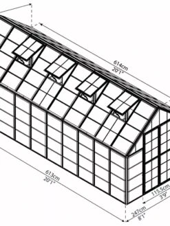 Canopia® By Palram Harmony™ Snap & Grow Greenhouse, 8' 40 Canopia® By Palram Harmony™ Snap & Grow Greenhouse, 8' -Gardening Supplies 8591043 12V jpg