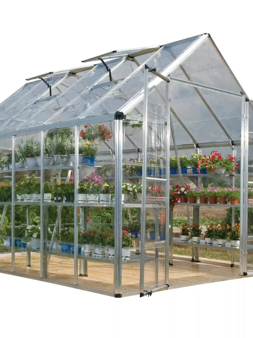 Canopia® By Palram Harmony™ Snap & Grow Greenhouse, 8' 4 Canopia® By Palram Harmony™ Snap & Grow Greenhouse, 8' - Image 2