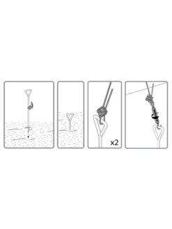 Canopia® By Palram Anchoring Kit For Snap & Grow™ Greenhouse -Gardening Supplies 8591357 08v