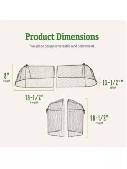 3-in-1 Chicken Wire Cloche -Gardening Supplies 8592117 dimensions