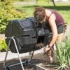 Dual Batch Compost Tumbler With Wheels -Gardening Supplies 8593232 0312 tif