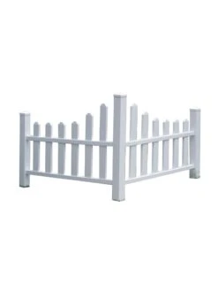 Country Corner Vinyl Picket Fence -Gardening Supplies 8593637 02v