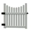 Cottage Vinyl Picket Gate -Gardening Supplies 8593654 01v cottage vinyl picket gate new england white
