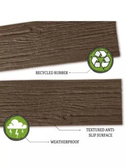 Recycled Rubber Railroad Tie Stepping Stone -Gardening Supplies 8594281 3