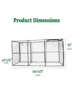 Crop Cage, 4' X 12' -Gardening Supplies 8596540 2
