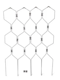 Gardener's Vertex Lifetime Pepper And Eggplant Cage -Gardening Supplies 8598426 10119 tif