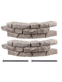 Rock Lock Interlocking Garden System, Curved Sets -Gardening Supplies 8598737 01V 3 4