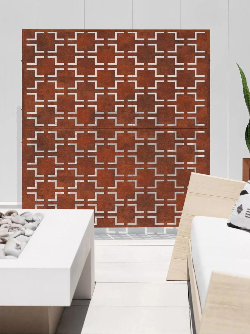 Veradek 2-Panel Privacy Screen Set, Quadra 4 Veradek 2-Panel Privacy Screen Set, Quadra - Image 2