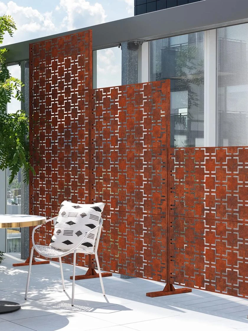 Veradek 2-Panel Privacy Screen Set, Quadra 5 Veradek 2-Panel Privacy Screen Set, Quadra - Image 3