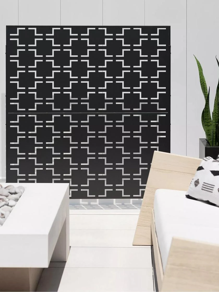 Veradek 2-Panel Privacy Screen Set, Quadra 3 Veradek 2-Panel Privacy Screen Set, Quadra