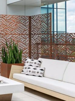 Veradek 2-Panel Privacy Screen Set, Flowleaf -Gardening Supplies 8599212 06V tif