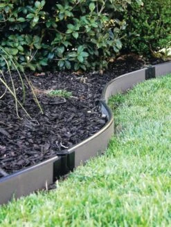 Curved Composite Landscape Edging Kit With 1" Boards -Gardening Supplies 8599404 11V tif