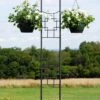 Achla Designs Square-on-Squares Double Pole Trellis -Gardening Supplies 8599483 01V tif