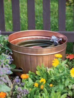Classic Copper Hose Pot -Gardening Supplies 8600238 0057