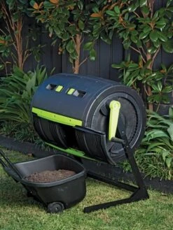 Maze Compost Tumbler And Cart Combo -Gardening Supplies 8609198 03V tif