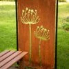 Queen Anne's Lace Corten Steel Screen -Gardening Supplies 8609526 0515 tif