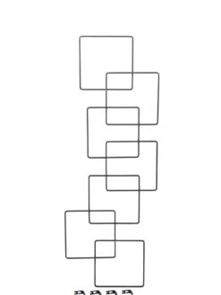 Building Blocks Wall Trellis, 45" -Gardening Supplies 8610183 3933 tif