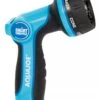 Aqua Joe AJHN102 Heavy Duty Indestructible Metal Multi Function Adjustable Hose Nozzle With Smart Throttle -Gardening Supplies 8610640 01V jpg