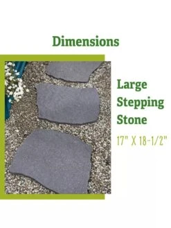 Recycled Rubber Flagstone Stepping Stone -Gardening Supplies 8612235 1