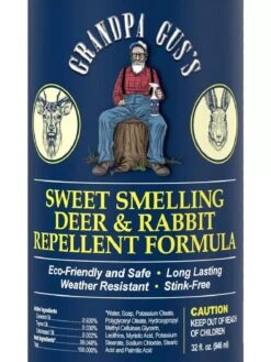 Grandpa Gus's Deer & Rabbit Repellent Spray -Gardening Supplies 8612427 03V 3 4