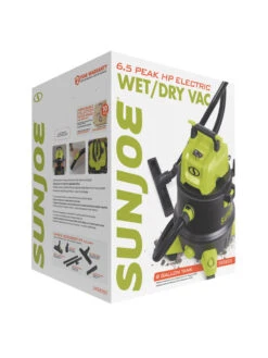 Sun Joe® 8-Gal 1200W 6.5 Pk HP Wet/Dry Shop Vac, HEPA,w/Cleaning Attachments -Gardening Supplies 8612522 01v
