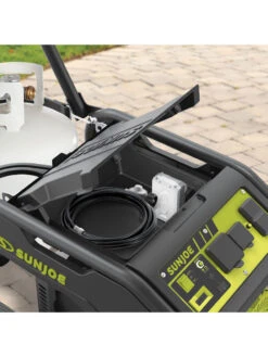 Sun Joe® 4,100/3,300-Running Watt Propane Powered Portable Generator W/24VBattery Starter -Gardening Supplies 8612525 05v