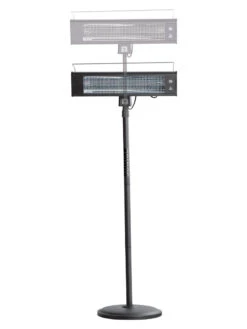 Sun Joe® 1500W Elec. Infrared OD Patio Heater, Adjust Ht. Range, W/Wall Bracket & Cover -Gardening Supplies 8612532 05v