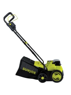 Sun Joe® 48V ION+ Cordless 15-Inch 5-Position Walk-Behind Lawn Dethatcher -Gardening Supplies 8612541 09v