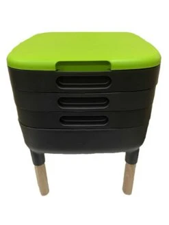 Maze Worm Farm Composter Trays With Wood Legs -Gardening Supplies 8612805 01v