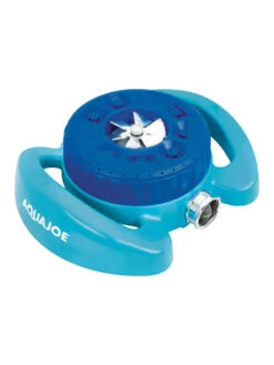 Aqua Joe® AJ-TSSBM Indestructible 9-Pattern Metal Turret Sprinkler -Gardening Supplies 8612869 02v