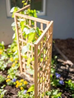 Bamboo Zig-Zag Trellis 24" X 36" -Gardening Supplies 8613151 6459