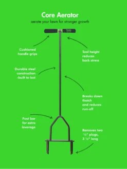 Yard Butler® Lawn Coring Aerator 9 Yard Butler® Lawn Coring Aerator -Gardening Supplies 8613158 02v