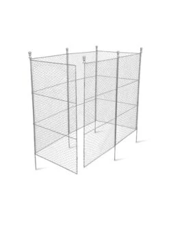 Tall Chicken Wire Critter Fence With Gate 23 Tall Chicken Wire Critter Fence With Gate -Gardening Supplies 8613260 6052