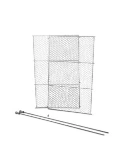 Tall Chicken Wire Critter Fence Extension Panel, Set Of 2 -Gardening Supplies 8613262 6063 tall chicken wire critter fence extension panel set of 2 galvanized