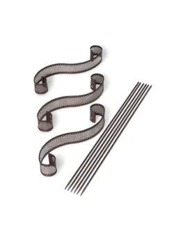 Scroll Linking Stakes, Set Of 3 -Gardening Supplies 8613321 5899