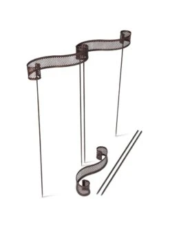 Scroll Linking Stakes, Set Of 3 -Gardening Supplies 8613321 5901