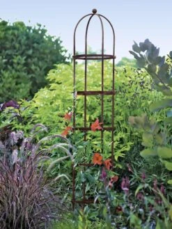 Jardin Round Obelisk, 7' -Gardening Supplies GS39530 02 tif