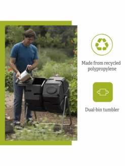 Dual Batch Composter Success Kit -Gardening Supplies webimage Dual Compost Bin 7
